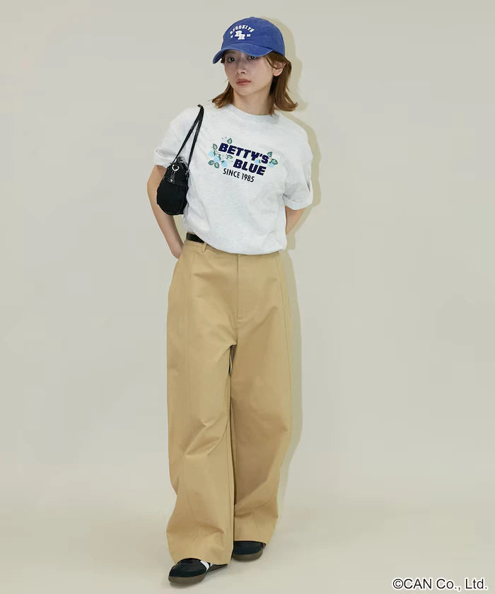 BETTY'S BLUE Flock Logo T-Shirt Limited Edition