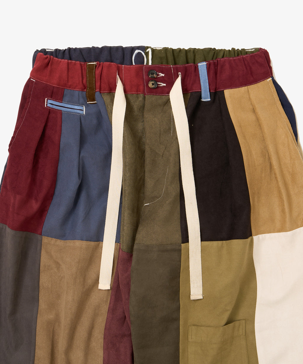 hakama pants faux suede one
