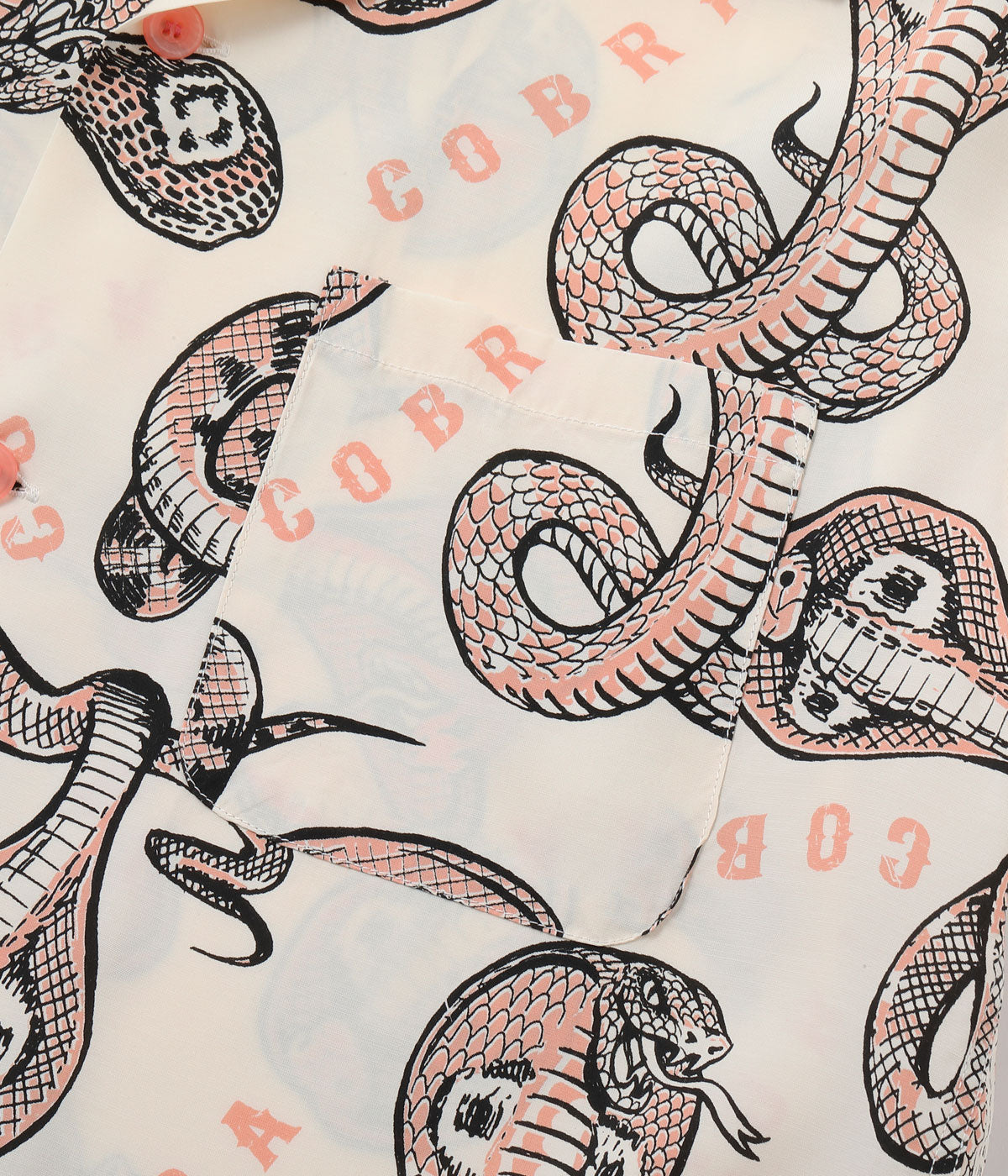 HIGH DENSITY RAYON OPEN SHIRT “KING COBRA” by VINCE RAY