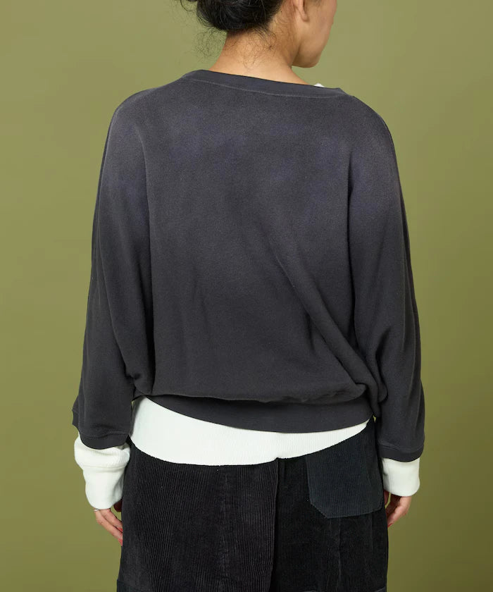 Fade Print Dolman Sweat