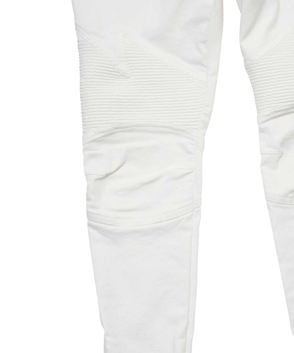 Box Logo Shirring Denim Pants