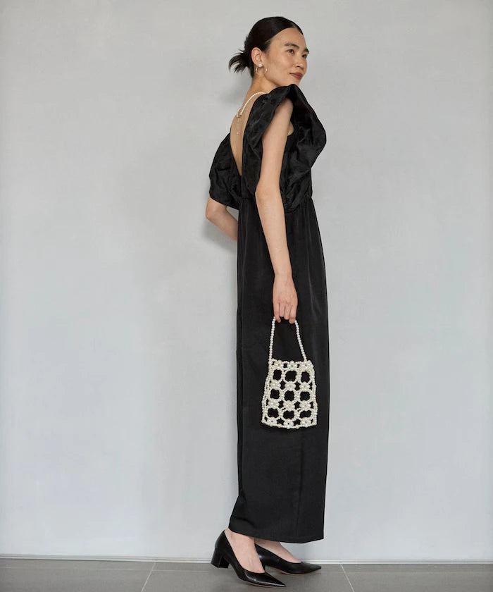 2WAY Flower Sheer Jacquard Docking All-in-One