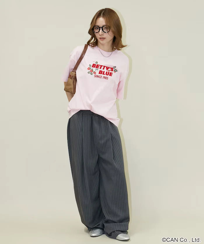 BETTY'S BLUE Flock Logo T-Shirt Limited Edition