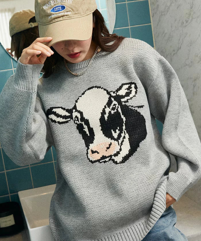Animal Jacquard Big Knit Limited Edition