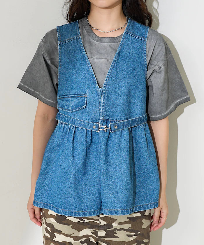 Painter Vest / Denim Vest <Compatible with Setups>