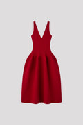 POTTERY V-NECK SLEEVELESS DRESS
