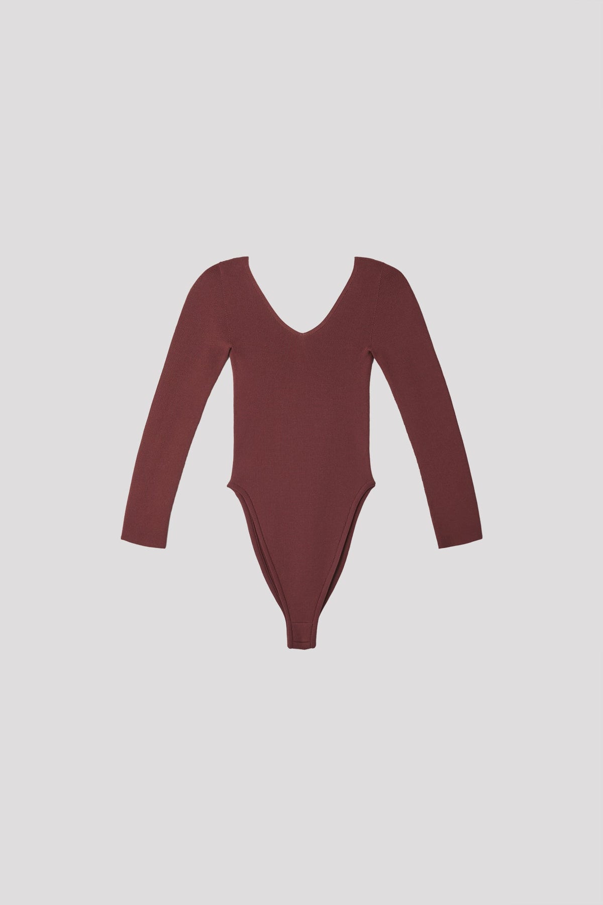 RIB LONG SLEEVE BODY SUIT