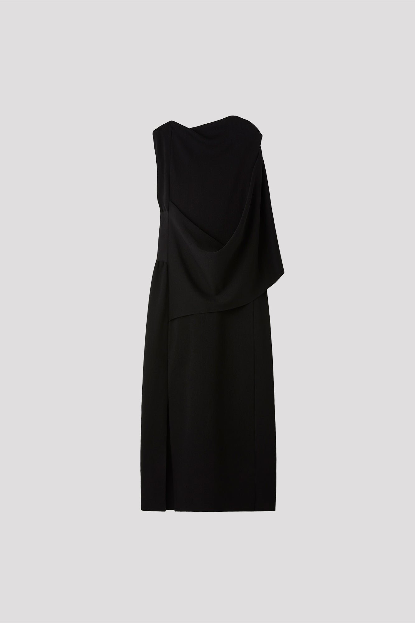 AC MILAN DRAPED SLEEVELESS DRESS