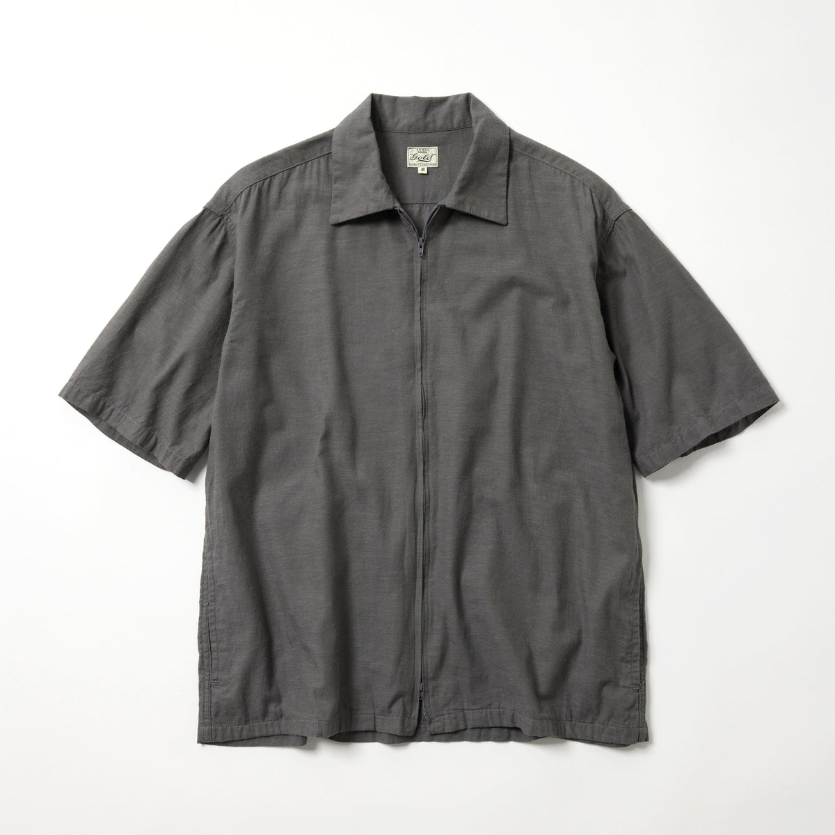 Vat Dye Chambray Zip Shirt
