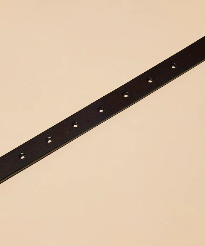 Cowhide Narrow Belt (Genuine Leather)