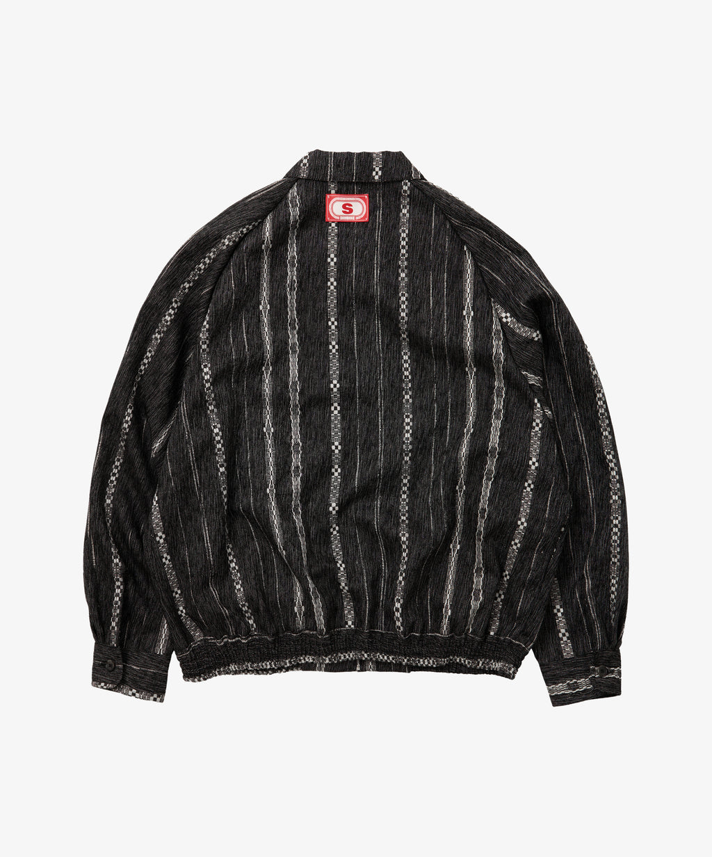 watahiko zip up blouson black