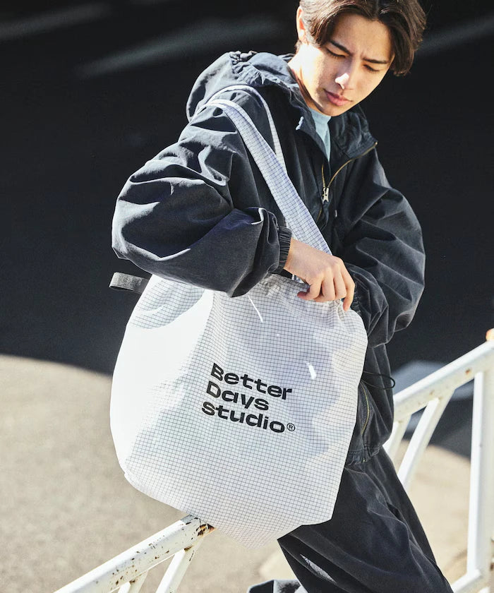 BetterDays Studio × FREAK'S STORE Drawstring Ripstop Tote Bag