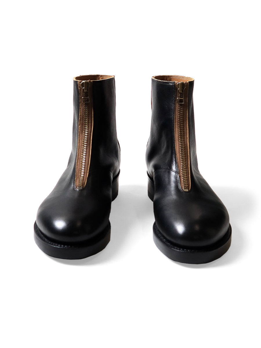 Leather ZIP UP Cafe Race Frisco Boots