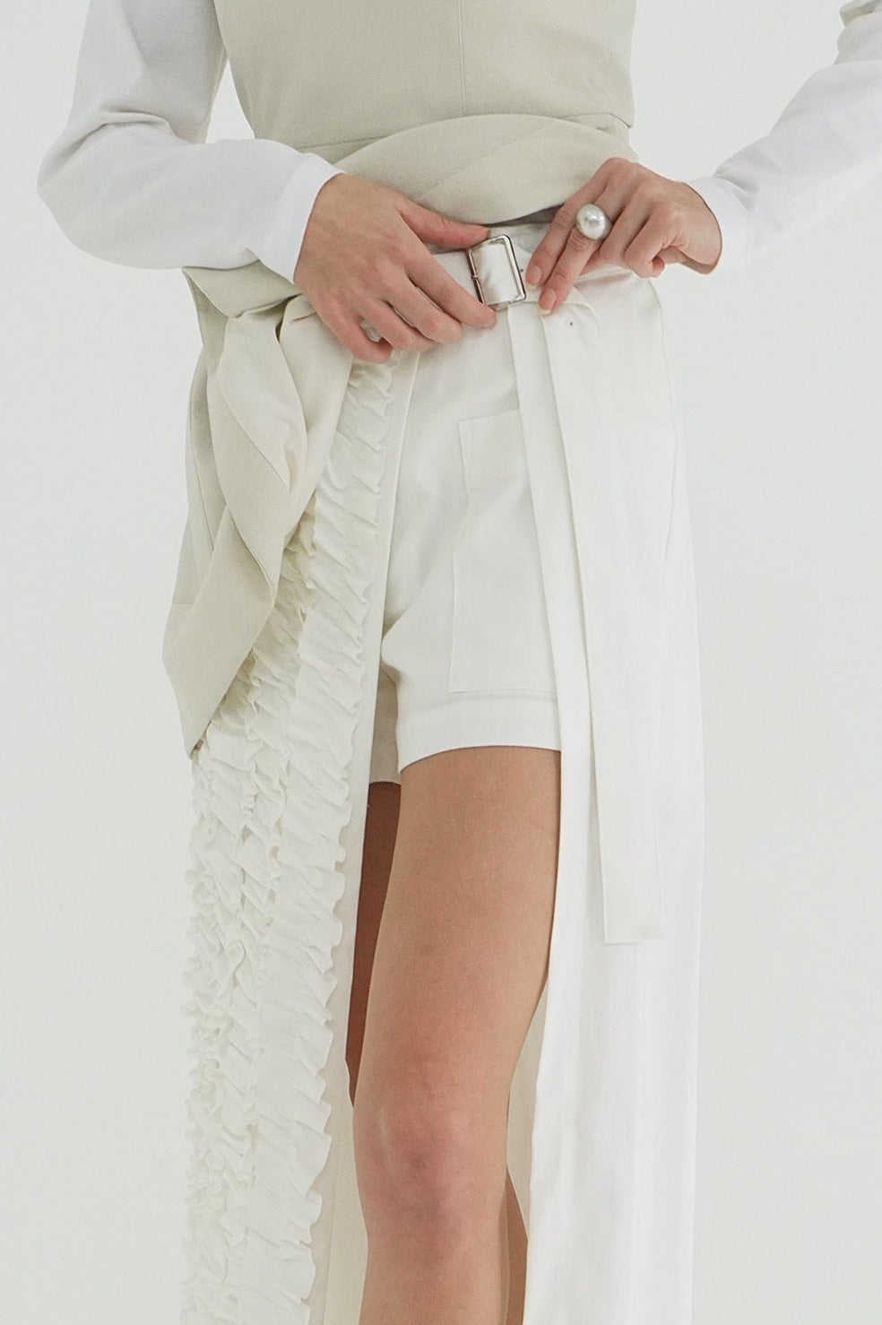 FRILL WRAP SKIRT