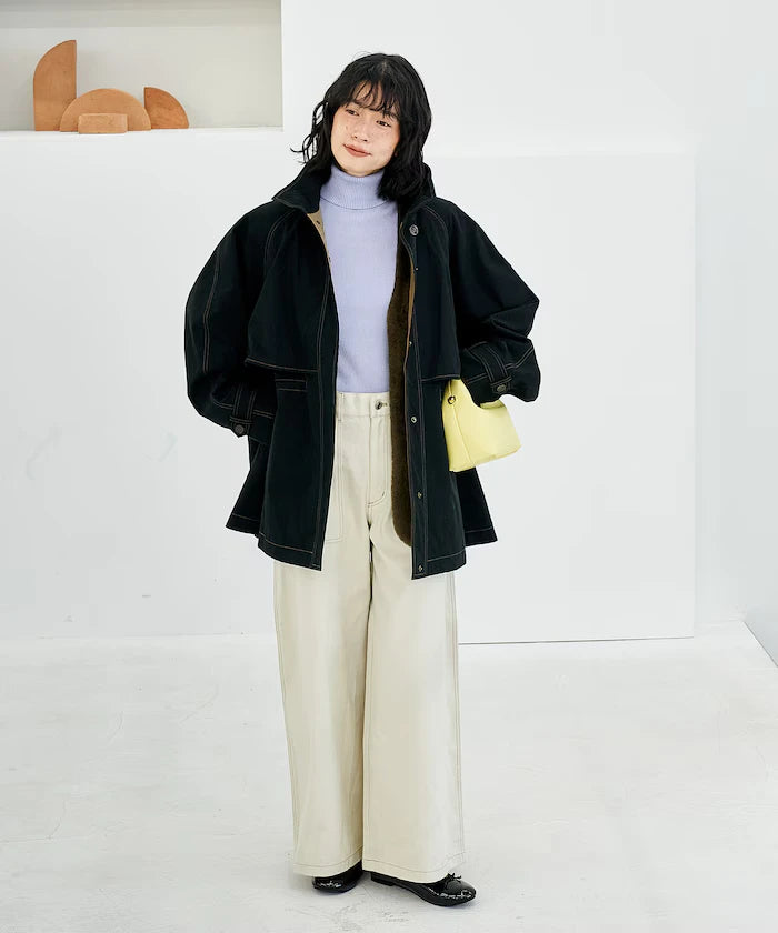 Multiway Boa Vest Coat
