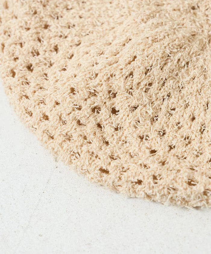 Lace Knit Beret Hat