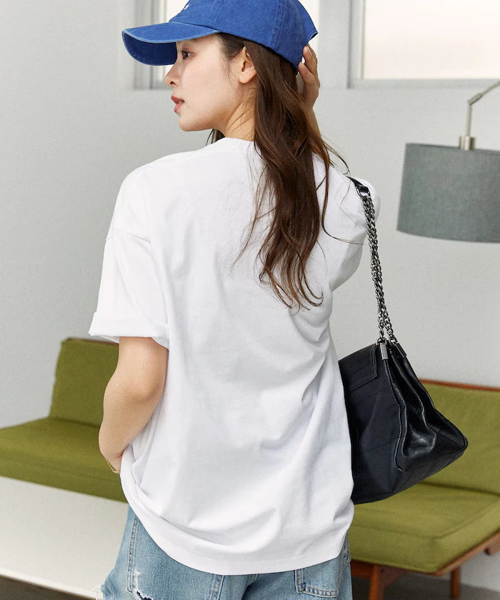 <Functional Material> Shime Bright Dog Print T-shirt Limited Edition