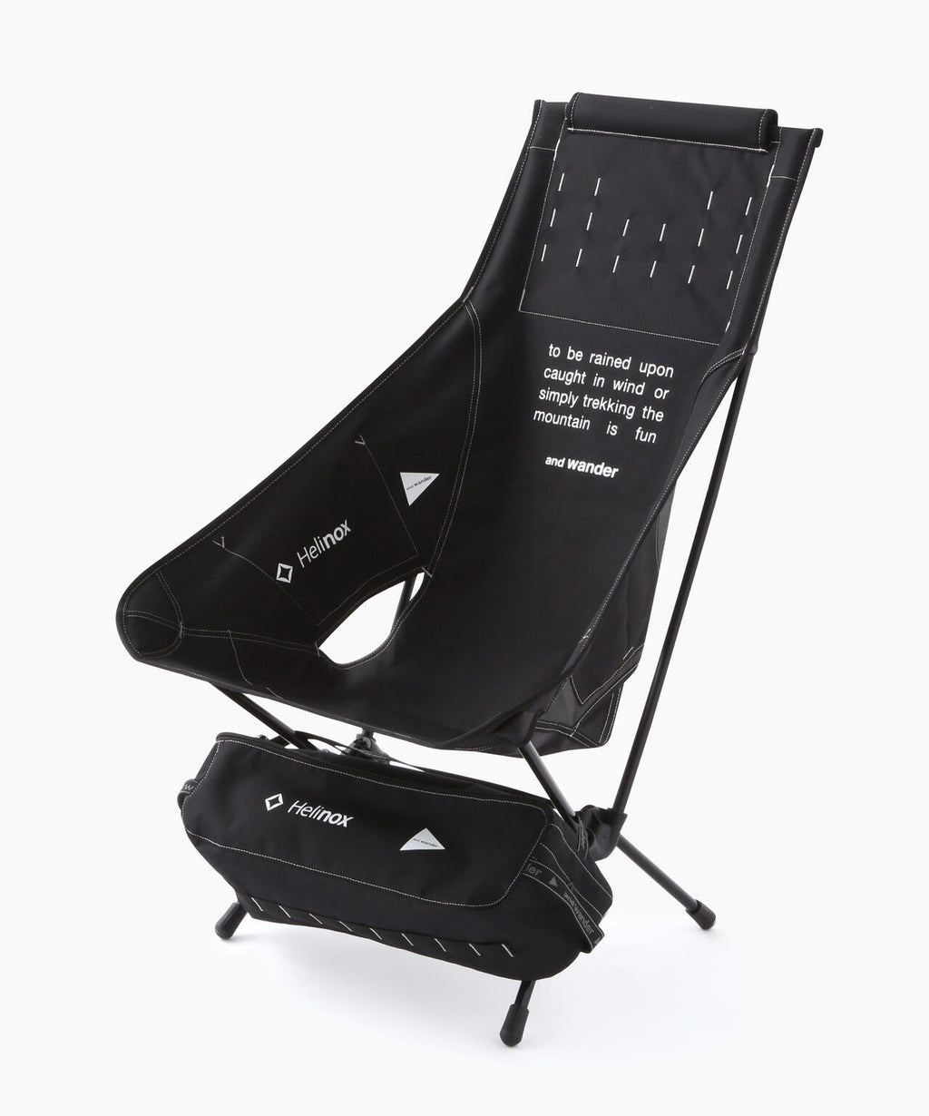 Helinox × and wander folding chair two
