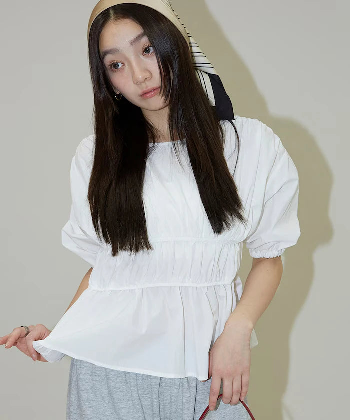 2WAY Shirring Blouse Limited Edition