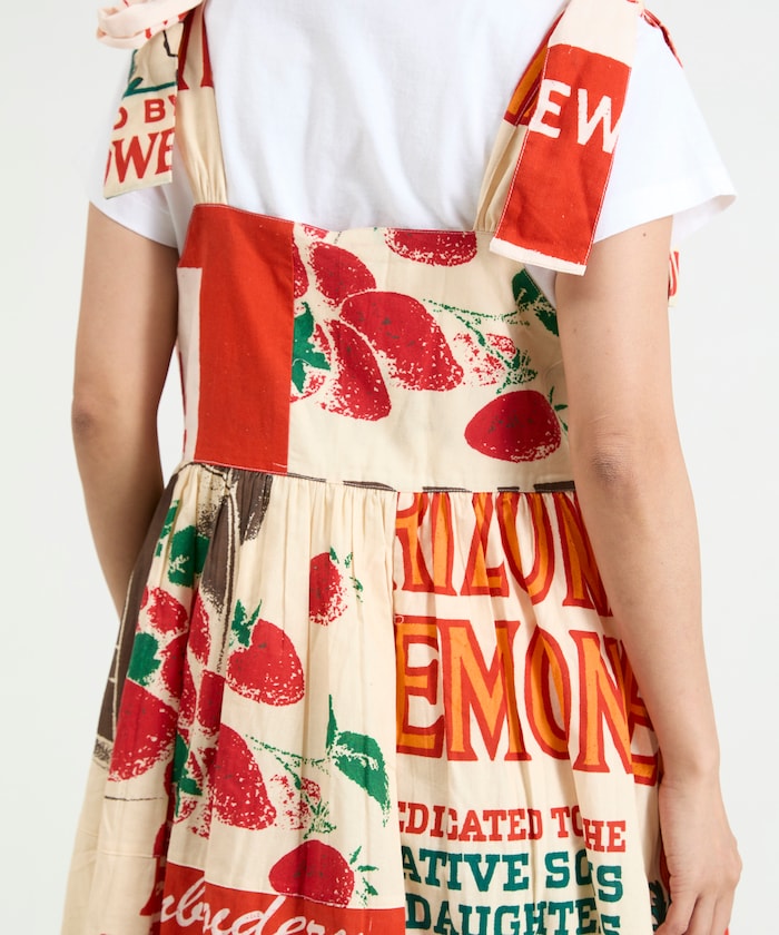 India FEEDBAG Print Shoulder Ribbon Camisole Dress
