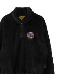 BURNING SOUNDS Patch Half Zip Sweat