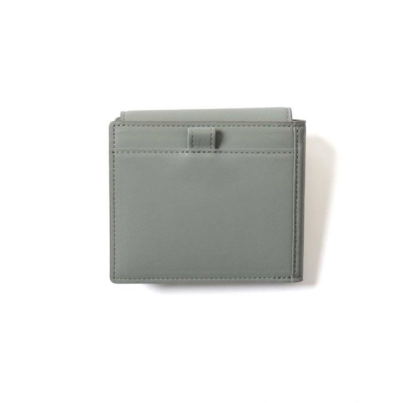 TONE LAYER COMPACT WALLET / GRAY