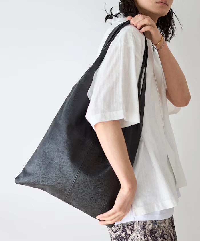 Leather Marche Bag / Leather Marche / Tote Bag / Cowhide / Water-repellent Leather