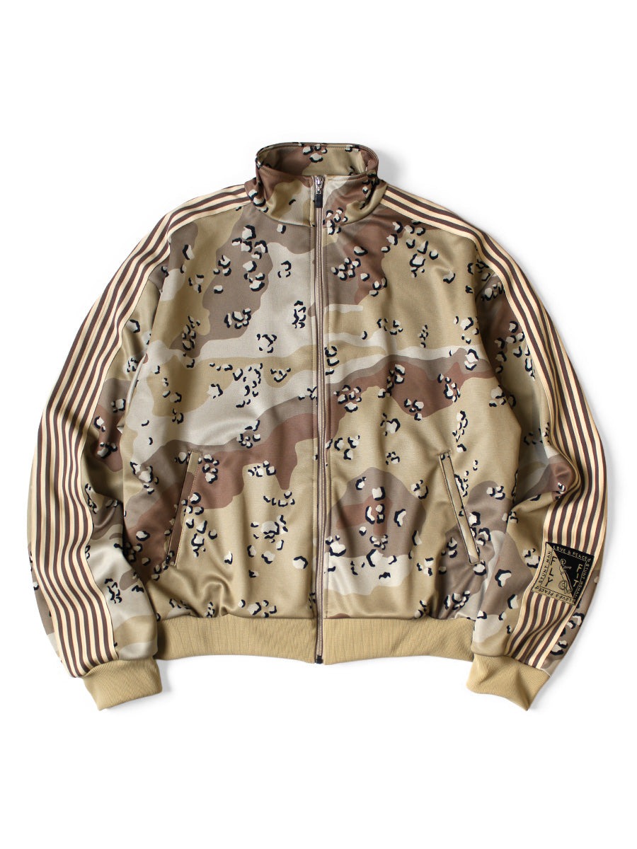 Smooth Jersey Chocolate Chip Camouflage Track Jacket