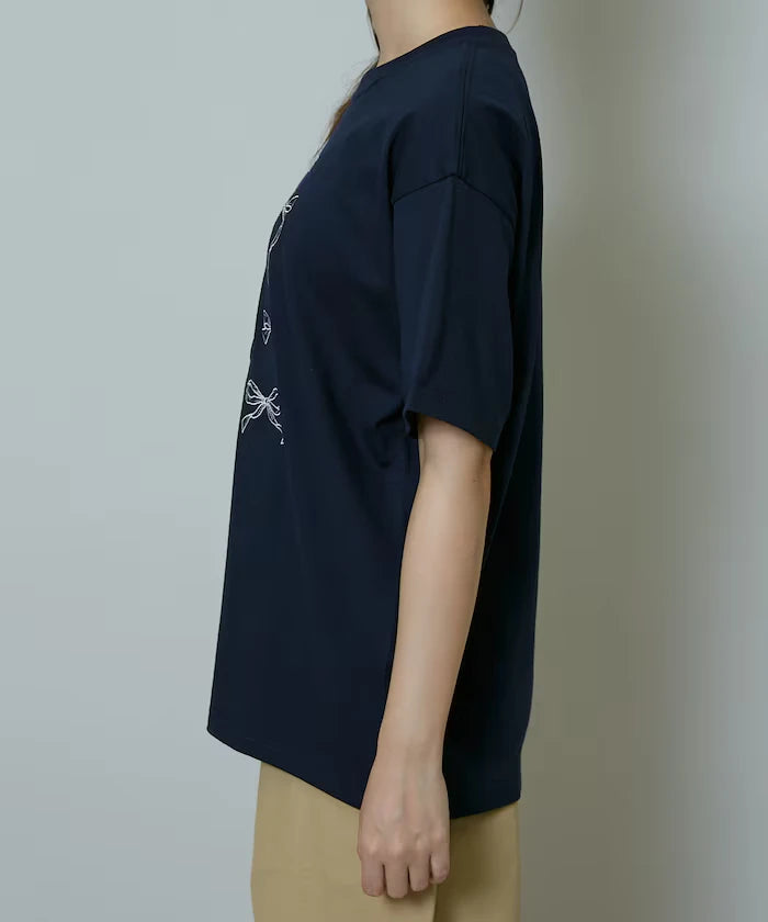 Ribbon Embroidery T-Shirt Limited Edition