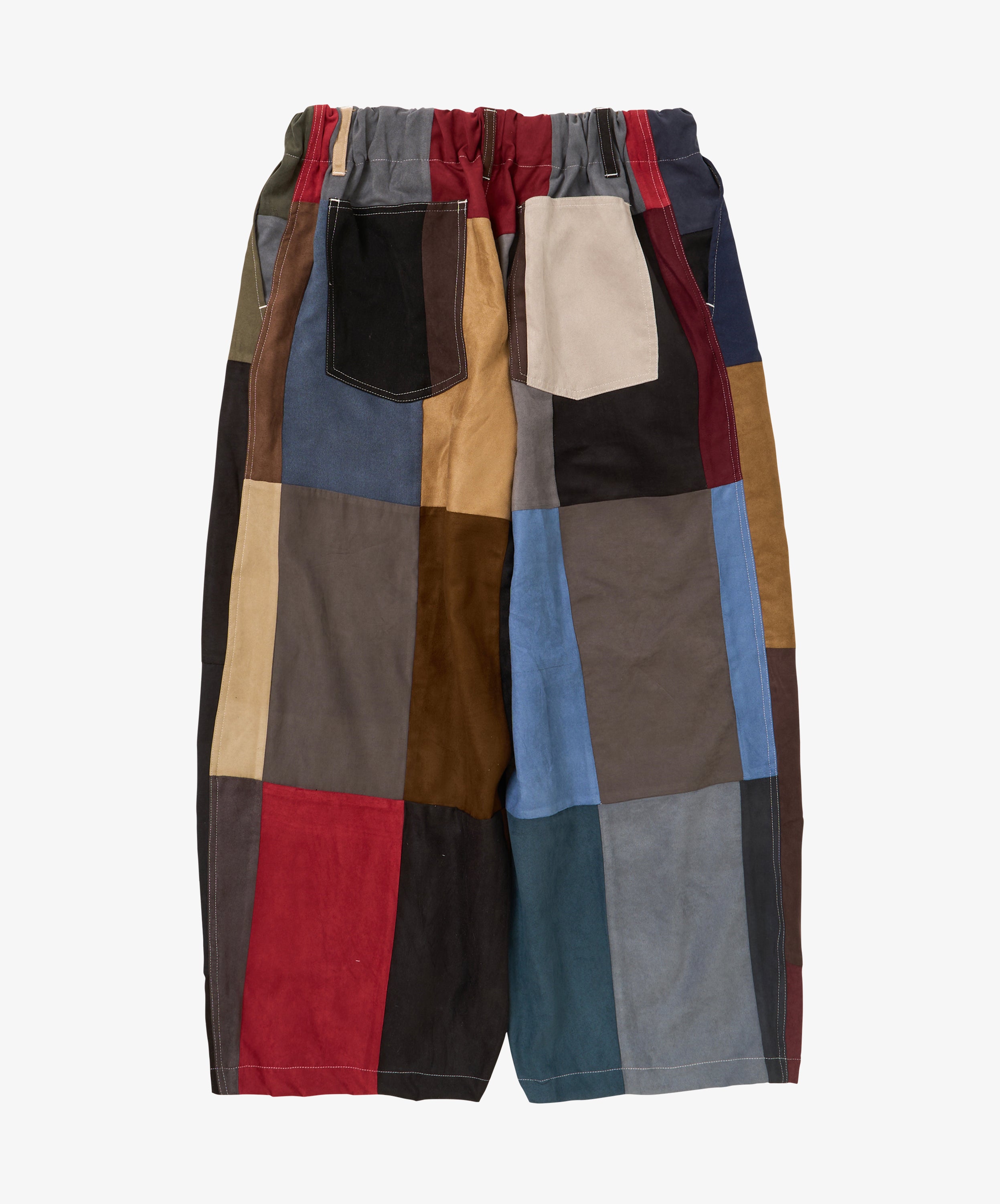 circular pants faux suede ten