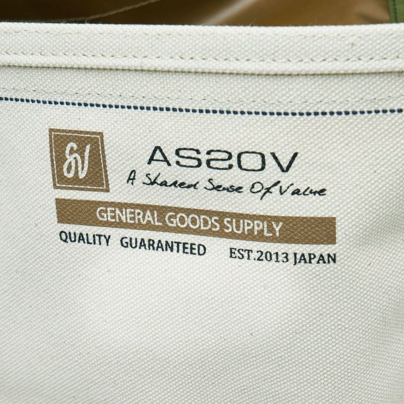 ALBERTON CANVAS TOTE sizeL/CHOCO