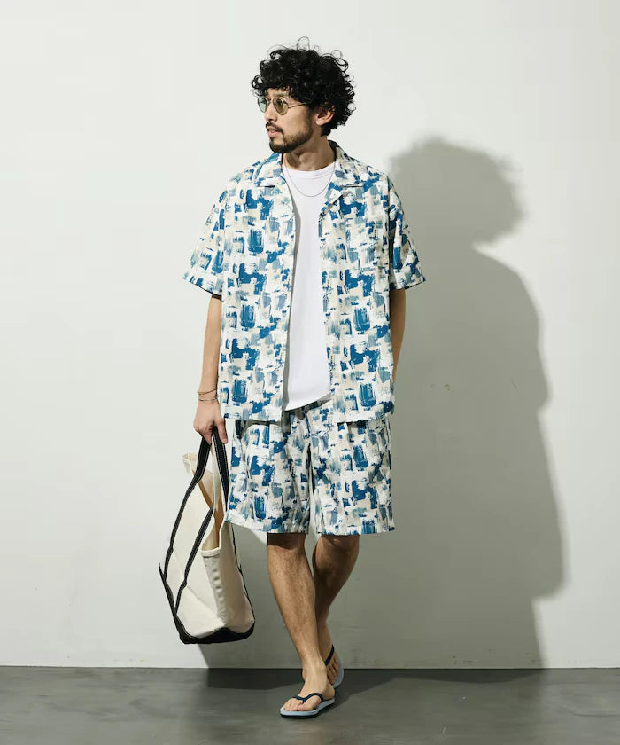 Pattern Easy Shorts / Allover Design Short Pants / Setup Compatible