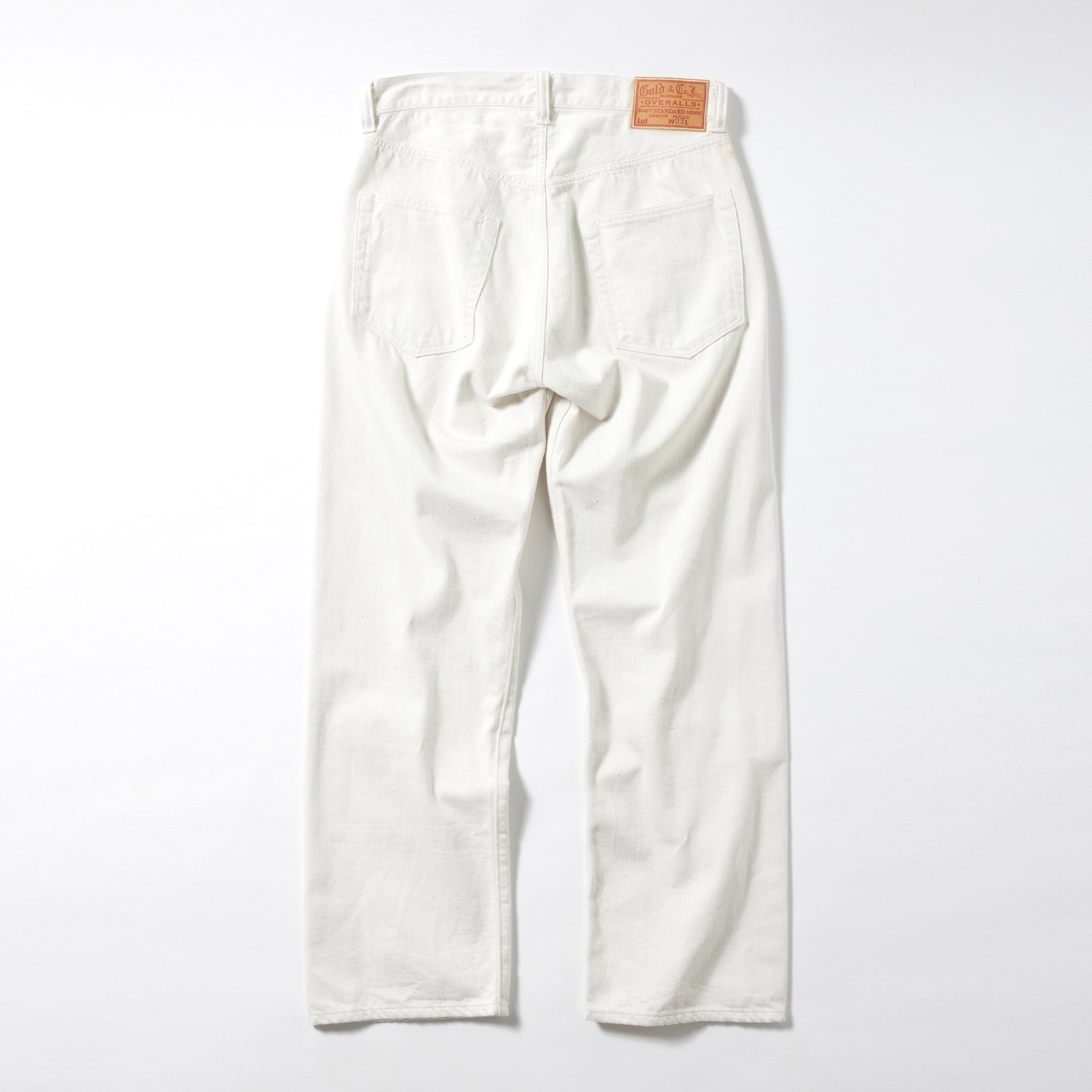 GL42473A / RECYCLED WASTE SUVIN COTTON YARN 11.5oz. DENIM 5POCKET STRAIGHT PANTS