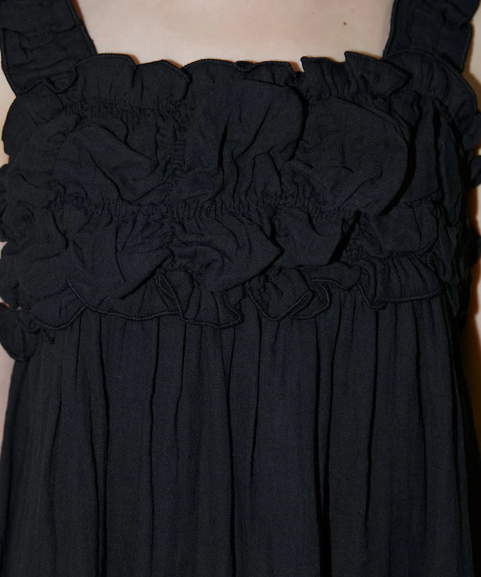 Double Gauze Gathered Camisole Blouse Limited Edition
