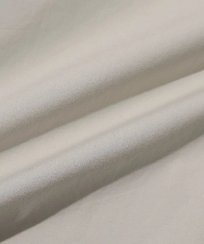 Nuance Color Oversized Regular Collar Long Sleeve Shirt
