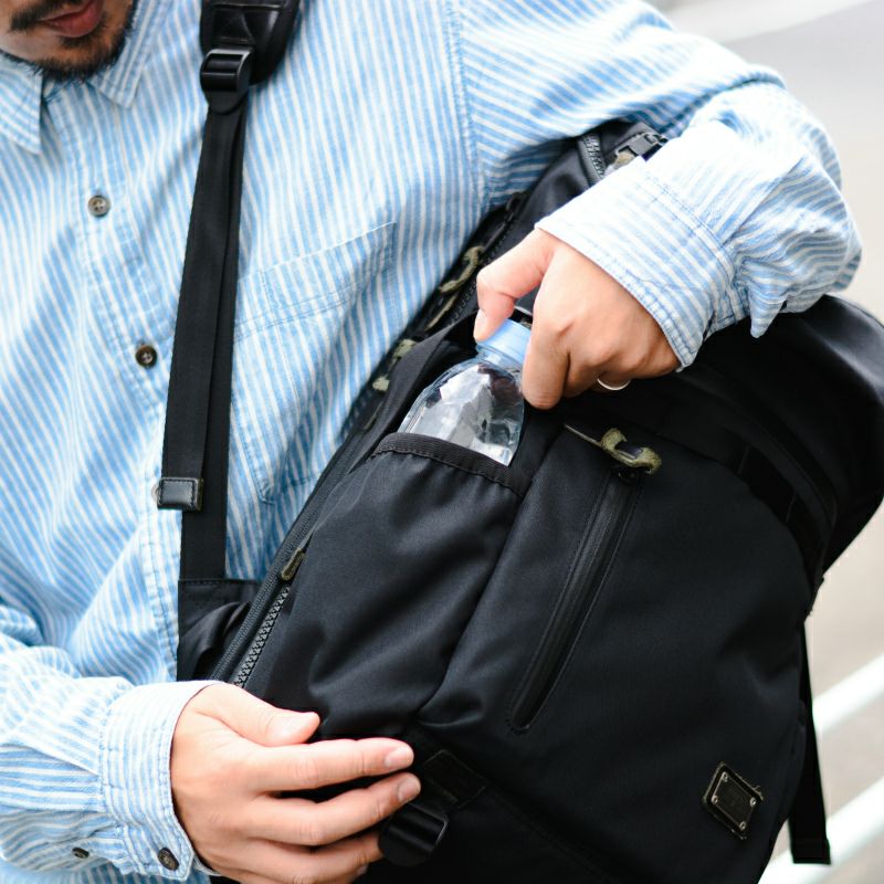 CORDURA DOBBY 305D ROUND ZIP BACK PACK sizeS
