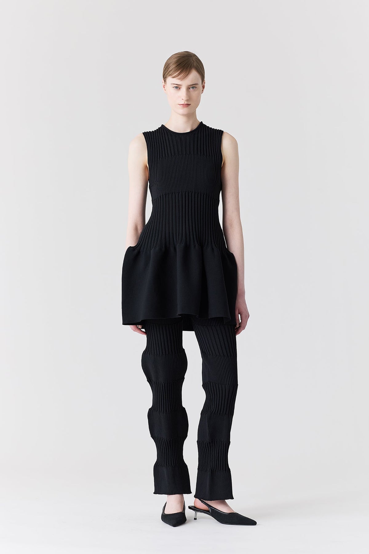 SOFT FLUTED PANTS