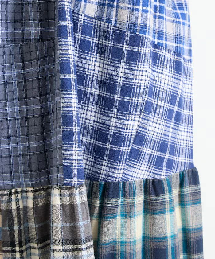 Vintage Remake Check Cami Dress