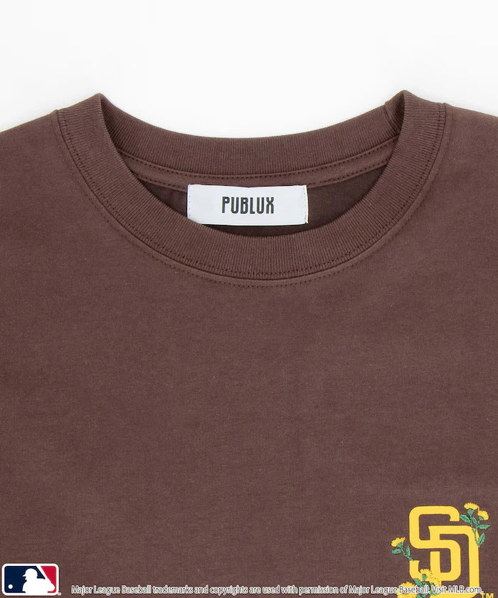 MLB One-Point Flower Embroidery T-Shirt