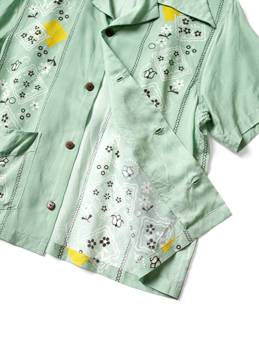 Silk Rayon PECKISH RAINBOWY Pattern Langle Color...