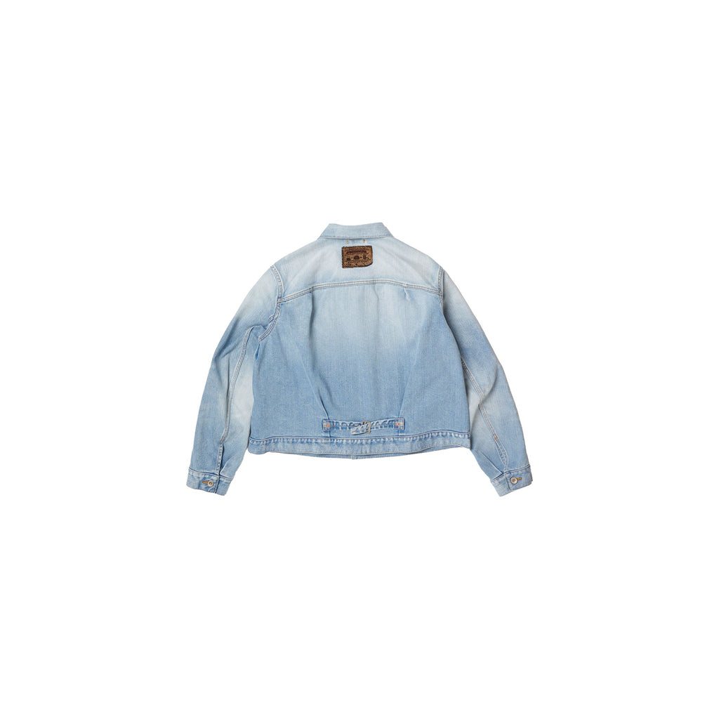 AIR YARN FADED DENIM JACKET