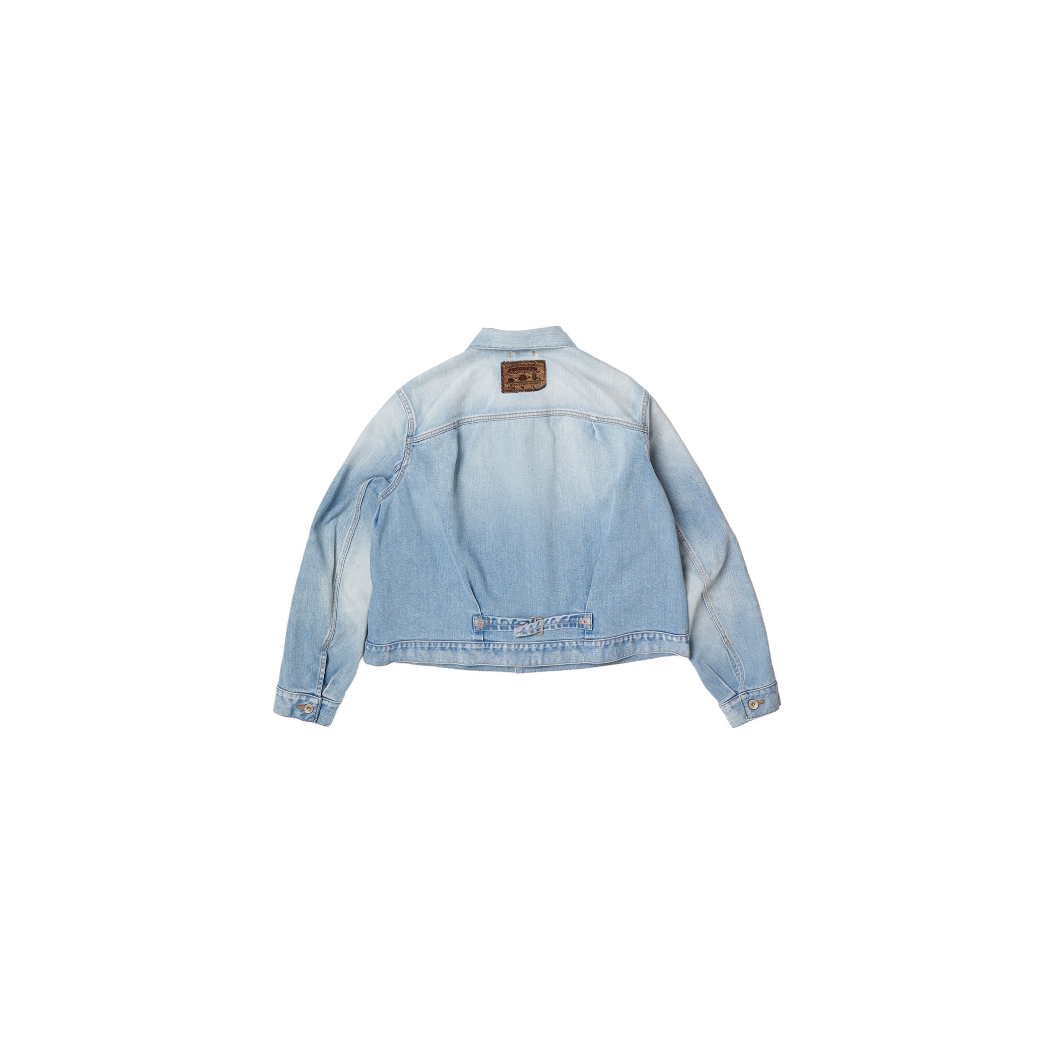 AIR YARN FADED DENIM JACKET