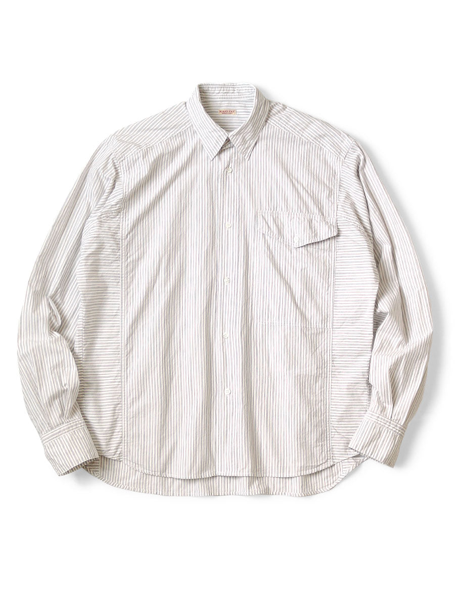 Cotton Stripe Cabin Work Shirt