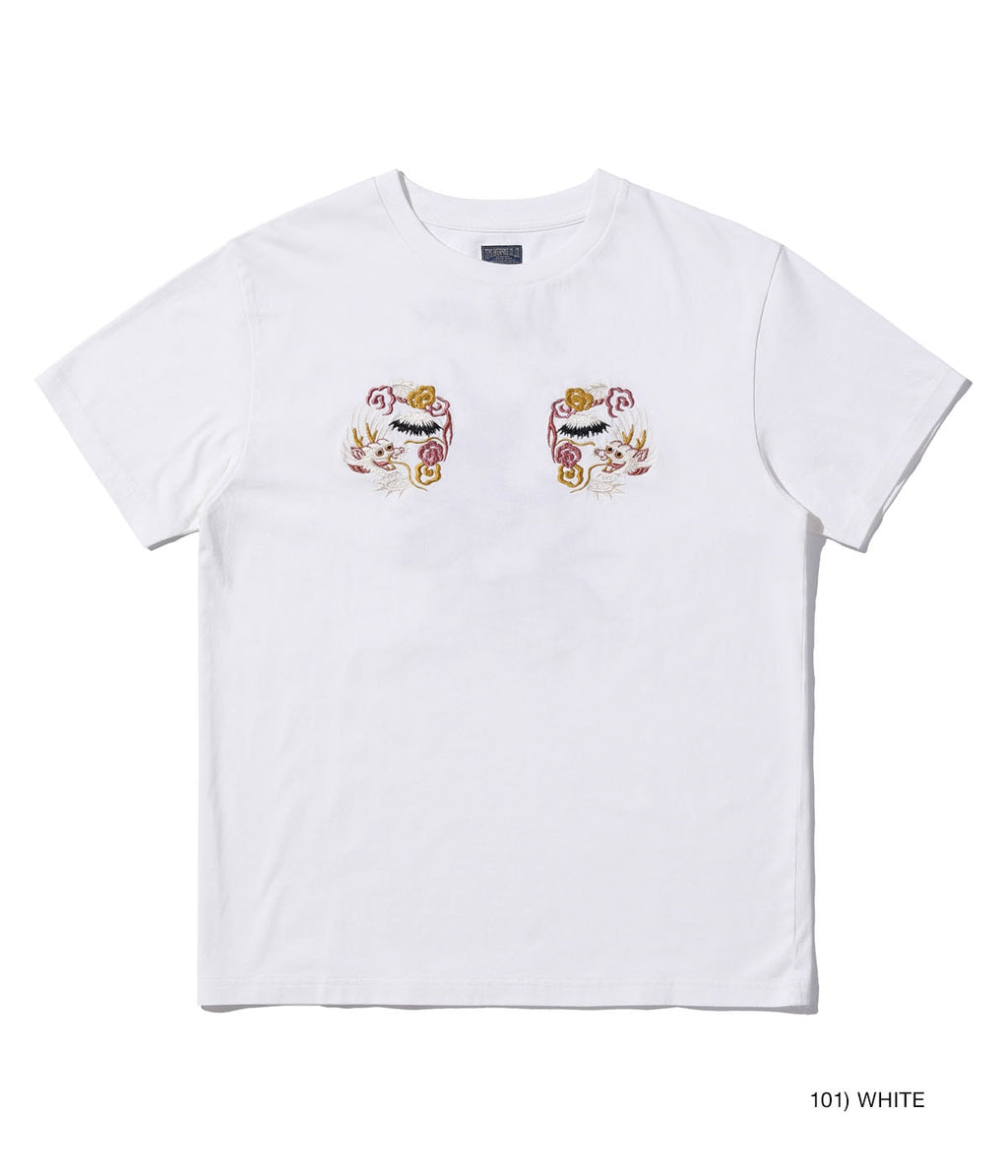 SUKA T-SHIRT EMBROIDERED “RISING DRAGON”