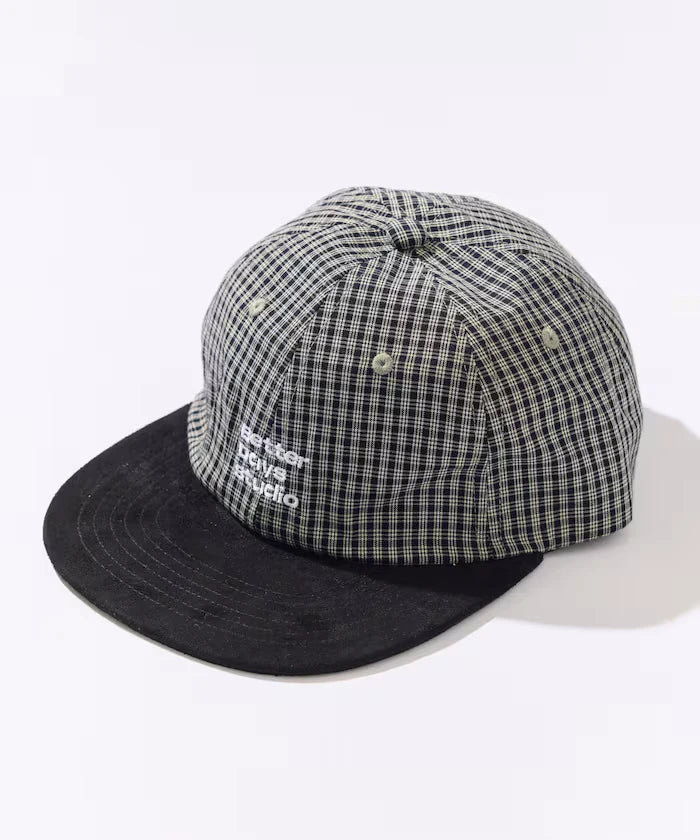 BetterDays Studio × FREAK'S STORE Two-Tone Flat Visor Check Cap