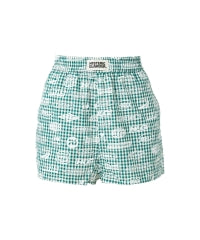 HG Racing Gingham Check Short Pants