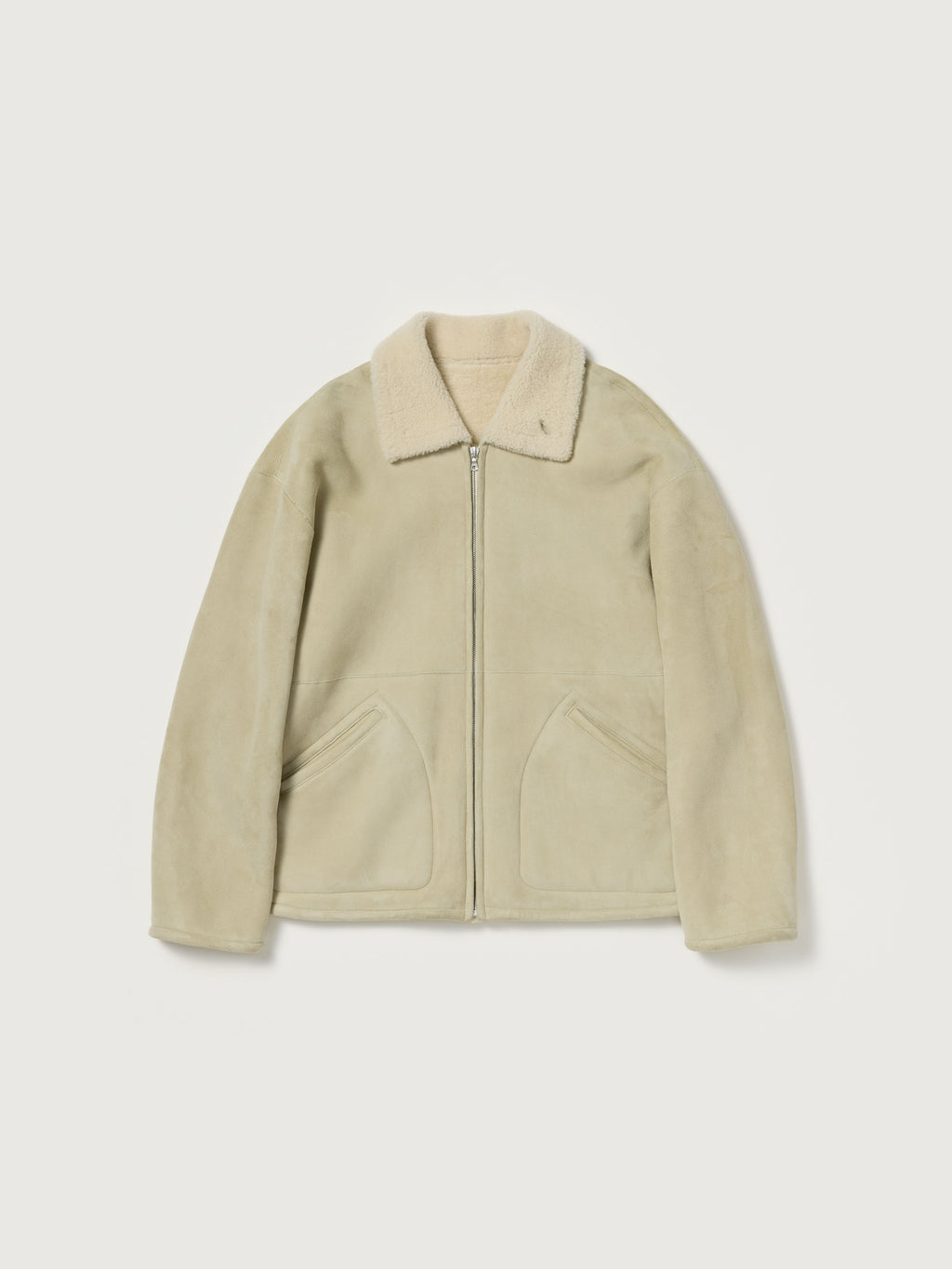 MERINO MOUTON ZIP BLOUSON