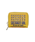 DIZZY & MILKY Studded Round Zip Wallet