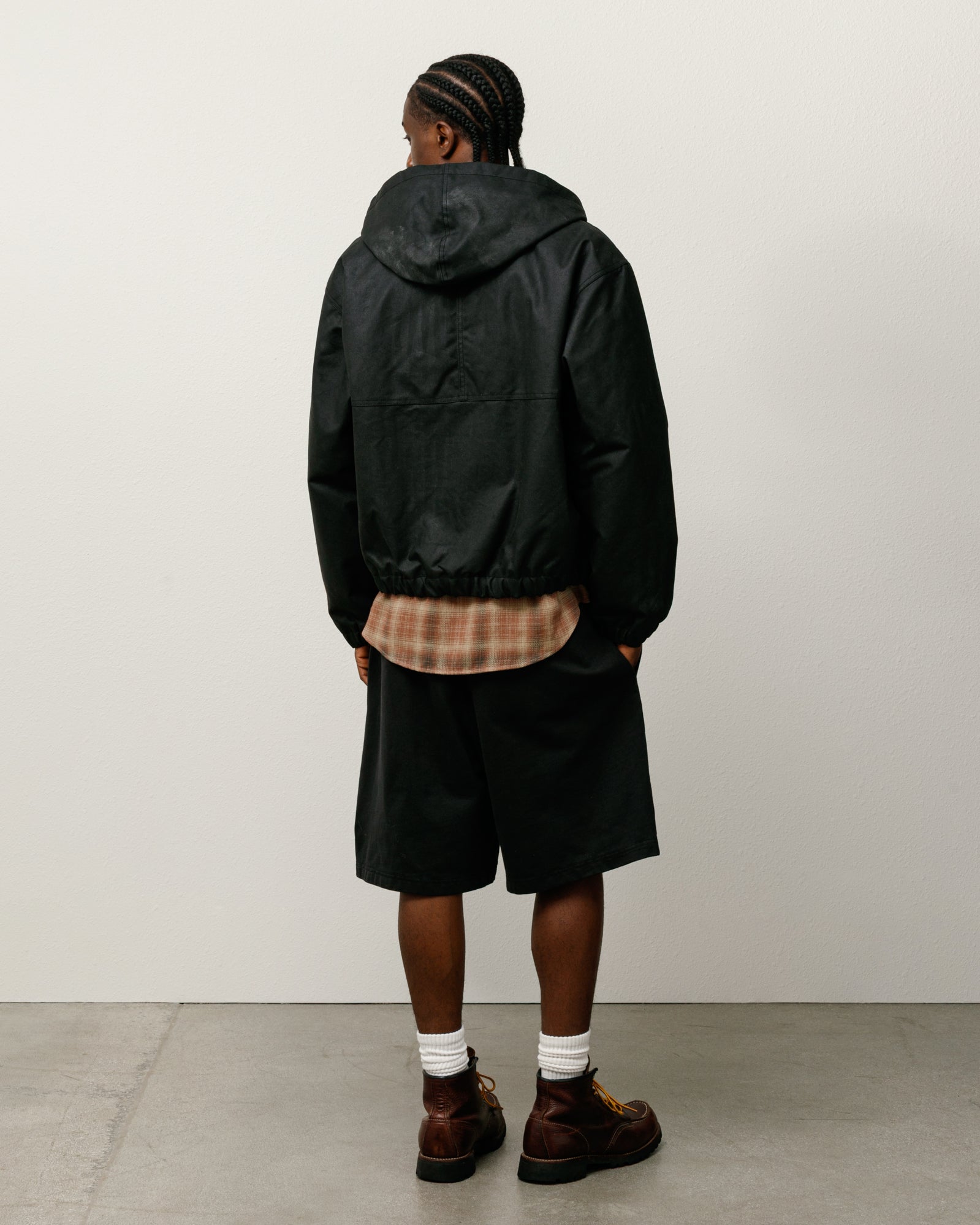 WAXED COTTON WORK JACKET