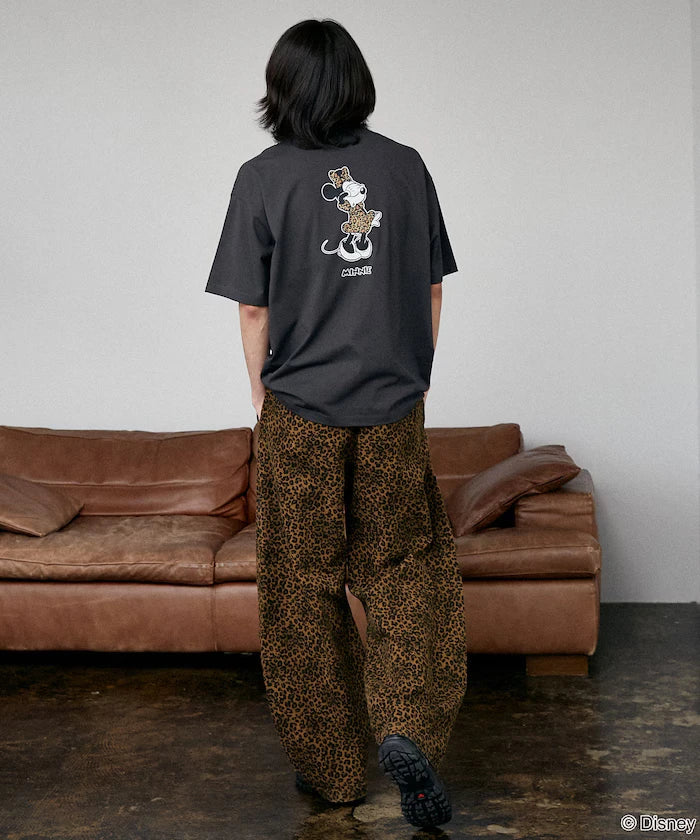 <Functional Material>Mickey Mouse & Minnie Mouse/Face T-Shirt Limited Edition